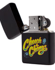 Yellow & Blue Logo Zippo Lighter