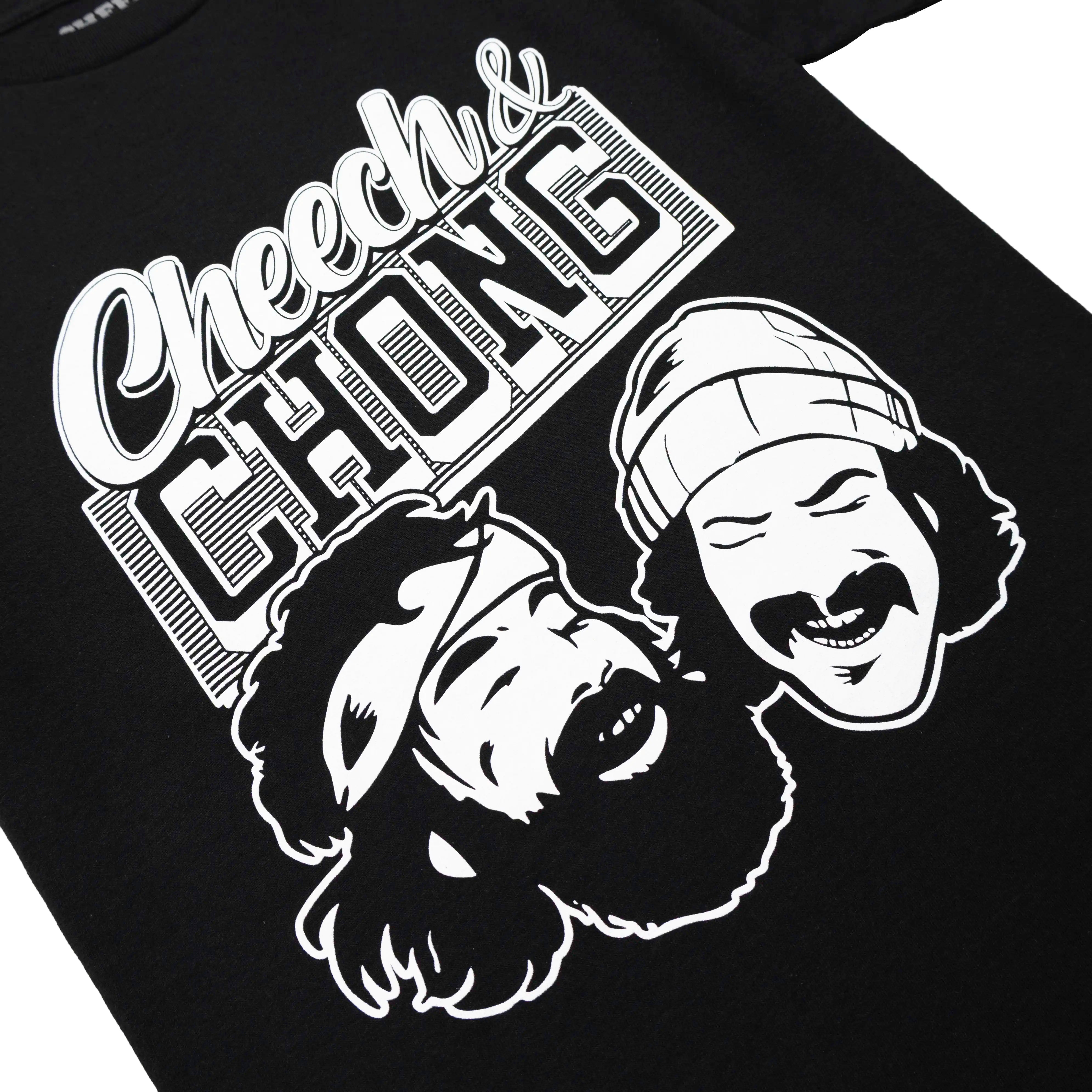 Cheech & Chong Black & White Portrait T-Shirt | Premium Cotton Tee ...